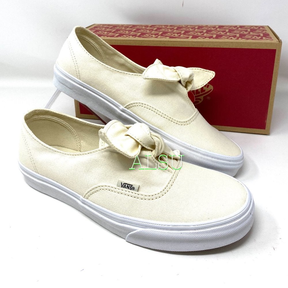 VANS Authentic Low Top Knotted Canvas Cream W